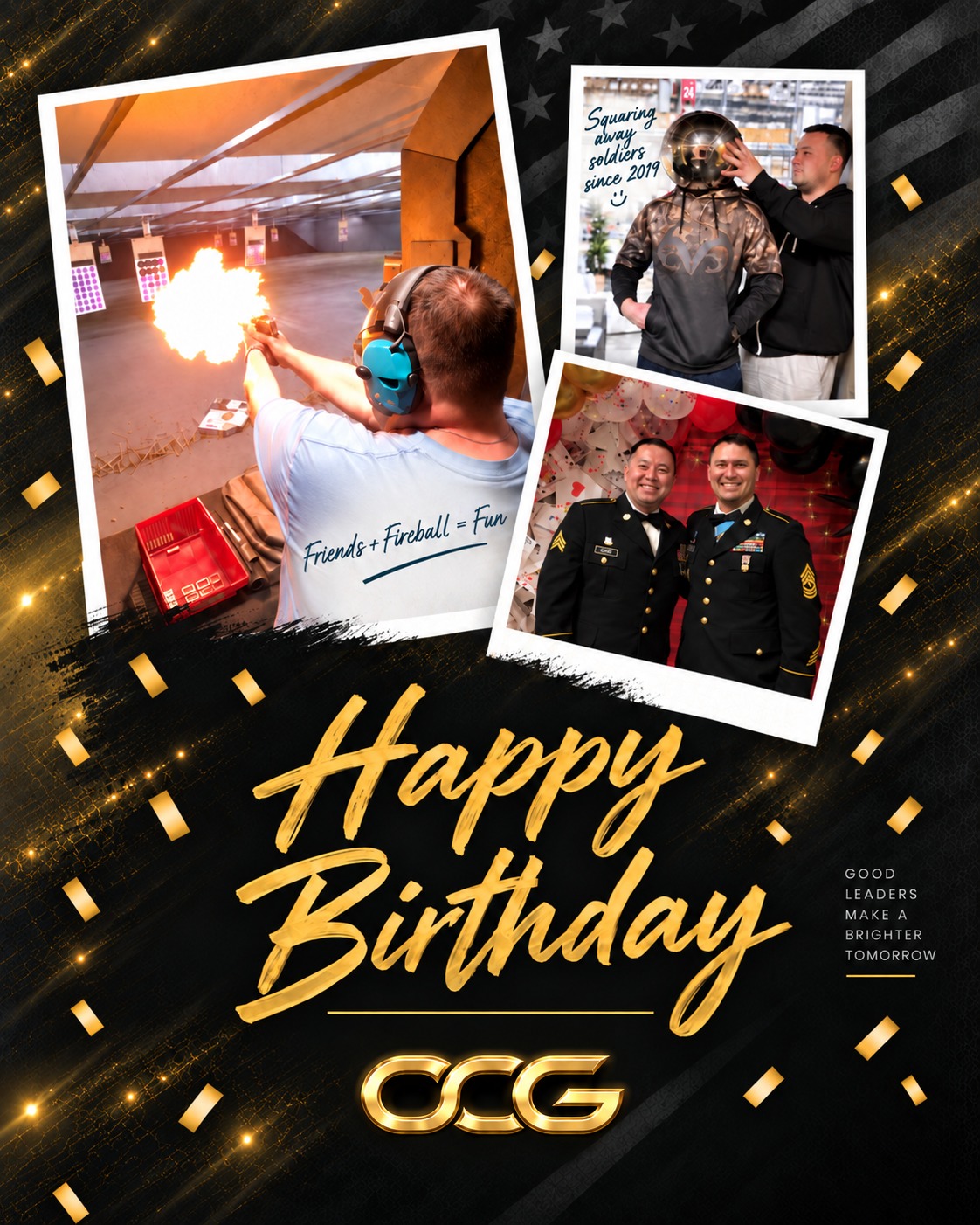 **🎉 OCG FAMILY — WE SALUTE YOU 🎉**

Every once in a while, we like to take a moment and recognize the people who make the OCG Family what it is.

Maybe it’s a birthday.
Maybe it’s an act of kindness or service to the community.
Maybe somebody went out of their way to help another person.
Maybe they’ve simply been an all-around great human being.

…or maybe they absolutely murdered the X-ring and deserve a little recognition for that too. 😂🎯

So, OCG Family — if there’s someone you think deserves a shoutout, **send us a DM.** Birthdays, accomplishments, acts of service, great range days, target photos, funny stories, milestones, or anything else you think deserves a little OCG recognition.

And with that said…

**Today is Staff Sergeant W’s birthday.** 🎂 @zell1819

We wanted to take a moment to recognize him not only for his service to our nation and our community, but also for everything he has done for **our little community here at OC Guns.**

On more than one occasion, Staff Sergeant Whitfield has come in absolutely **clutch** for us—helping out around the shop, lending a hand when we needed it, and helping us make sure all of you continued receiving the level of service and attention we work so hard to provide.

That kind of friendship, loyalty, and willingness to jump in when somebody needs help means a tremendous amount to us.

Staff Sergeant W, thank you for being part of this community.

We are all better for having you around, and we tremendously appreciate your service to our nation and community, your friendship and your dedication to the OCG Family…

…and, perhaps most importantly, the seemingly endless supply of **adventure, humor, shenanigans, and entertainment** you bring along with you. 😂

From all of us at OC Guns:

**HAPPY BIRTHDAY, STAFF SERGEANT!** 🎉

We’re glad you’re part of the OCG Family.

Here’s to another year of squaring away soldiers, making memories, and apparently creating indoor-range fireballs large enough to require their own weather warning. 😂🔥

**Happy Birthday, brother. We appreciate you.**

#OCGFamily #HappyBirthday #OCGCommunity #CommunityFirst #OrangeCounty