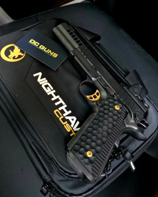 The Chairman has entered the board room—and he doesn't take notes, he takes charge. 🎯
When you carry the Nighthawk Custom Chairman, you’re not just holding a 6-inch long-slide 1911; you’re calling the meeting to order. Built with uncompromising precision, DLC finish, and match-grade accuracy, this isn't just a firearm—it’s a power move.
Command every frame. Demand total respect.
Specs that demand attention:
✔️6" match-grade barrel (extended sight radius)
✔️Custom porting & lightweight window cuts
✔️Smooth-as-glass match trigger
✔️Hand-crafted by a single gunsmith from start to finish
Who’s sitting at the head of your table? 👇
#NighthawkCustom #NighthawkChairman #1911 #Custom1911 #WeAreOCG